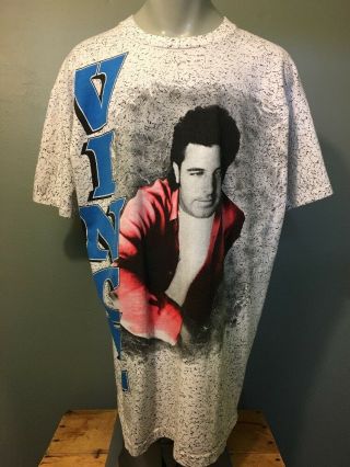 Vtg 1990s 90s Vince Gill 93 Tour T - Shirt Mens Xl All Over Print Country Concert