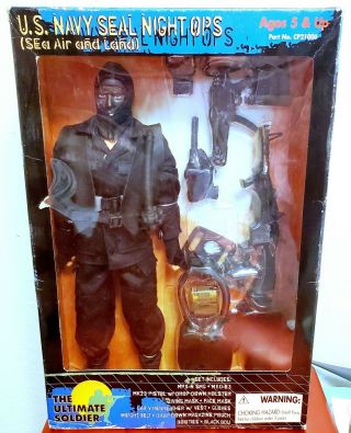 1998 The Ultimate Soldier U.  S.  Navy Seal Night Ops 21st Century Toy 12