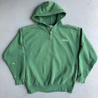 Vintage Ll Bean Russell Athletic Green Sweatshirt Hoodie L/xl Faded Distressed