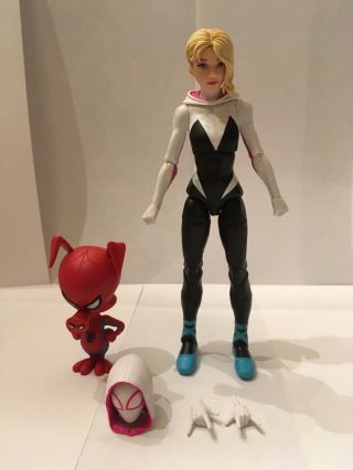 Marvel Legends Gwen Stacy Spider Ham Into The Spider Verse Wave No Stilt Man Baf