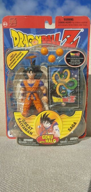 Collectible Dragon Ball Z Goku With Halo Irwin Action Figure Great Saiyaman Saga