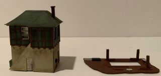 N Scale Built,  Painted & Weathered Signal Tower