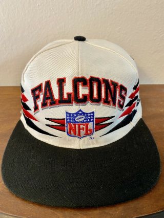 Atlanta Falcons Vintage Hat Logo Athletic Diamond Snapback Cap Nfl
