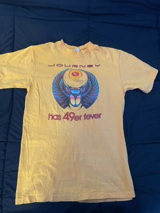 Vintage Journey Concert 49er Has Fever 70’s 80’s Band T Shirt Rare