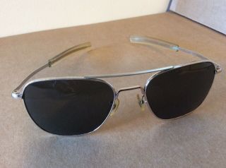 Vintage 5 1/2 American Optical Pilot Aviator Sunglasses