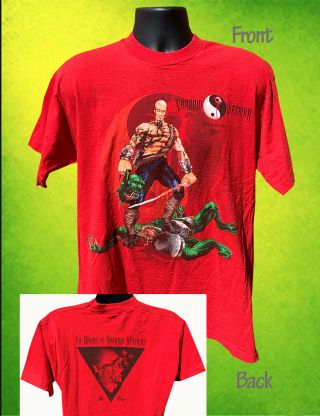 Vintage 1997 Shadow Warrior Video Game Promo T - Shirt,  