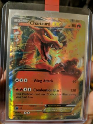 Charizard Ex Pokemon Card Rare Holo Ex Flashfire 12/106