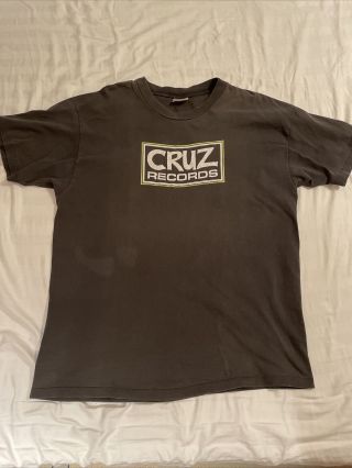 Vintage Rare Cruz Records Promo Shirt Early 90s Sst Greg Ginn