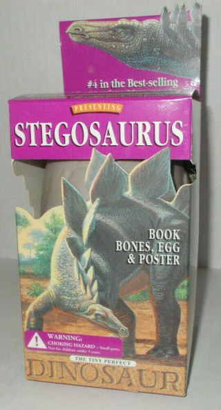 Stegosaurus The Tiny Perfect Dinosaur Series 4 1996 Somerville House Books Rare
