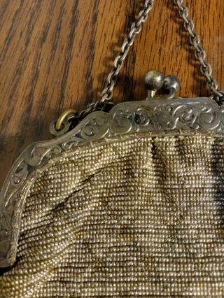 Antique chainmail purse 2