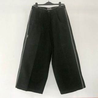 ⭕ 90s Vintage Menace Jeans Fat Leg Pants : Wide Black Denim Rave Jnco Mac Gear