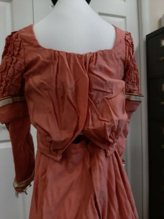 LAST CHANCE Vintage 1895 - 1905 Women ' s Cotton Bodice and Skirt Set 2