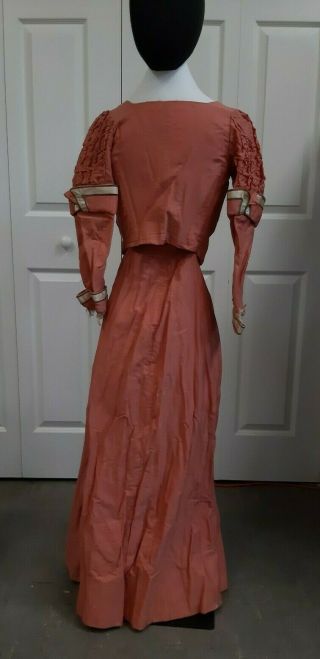 LAST CHANCE Vintage 1895 - 1905 Women ' s Cotton Bodice and Skirt Set 3