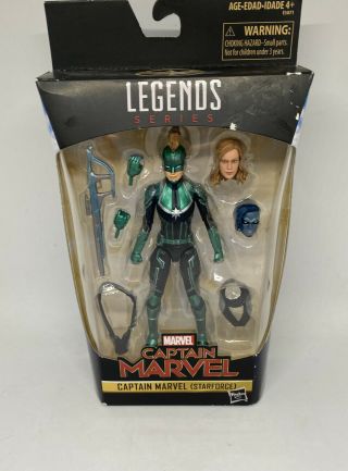 Marvel Legends Series Captain Marvel Starforce 6 " Figure 2016 Misb Hasbro