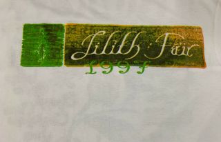Lilith Fair Sheryl Crow 90s Vintage 1997 Tour Festival Single Stitch T Shirt XXL 3