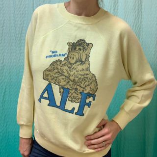 Vintage 80s 1980s Alf Sweatshirt No Problem