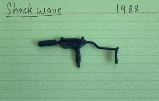 G.  I.  Joe 88 Shockwave Shock Wave V1 Machine Gun Rifle 1988 Arah
