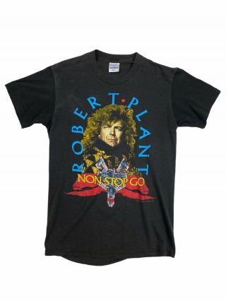 Vintage 1988 Robert Plant Non Stop Go Tour T - Shirt