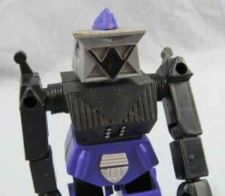 Diotrax Robot Renegades 1983 Remco Action Figure 5.  5 " Purple Android Droid