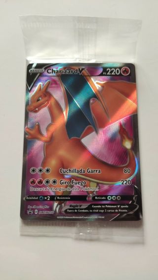 Carta / Pokemon Card Charizard V - Swsh050 Champios Path Promo Spanish,
