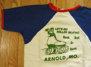Rare Vintage 1960’s 1970s “varsity House” Roller Skating Sweatshirt All Cotton S
