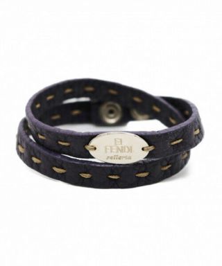 Fendi　selleria　leather Bracelet