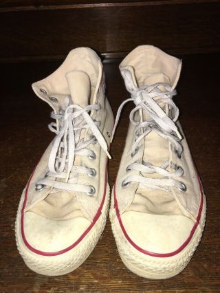 Rare Converse All Star Chuck Taylor High Top Mens Athletic Shoes 8.  5 Made In Usa