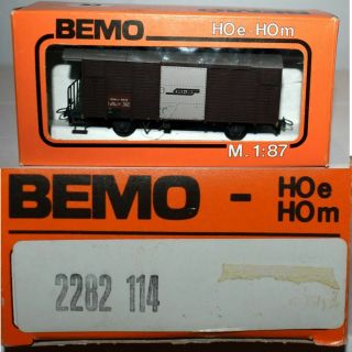 Swiss Rhaetian Rhb 5574 Goods Car Bemo Hom Ja20.  20