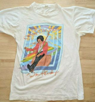 Jimi Hendrix Vintage T Shirt Up From The Skies Size M White 1998