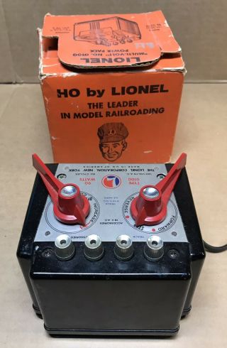 Lionel HO Postwar 0100 90 Watt DC Transformer,  AC Accessories Boxed 3