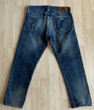 RRL Double RL Western Selvedge Slim Jeans sz 30 Polo Ralph Lauren 90s Vtg 3