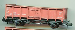 3 x FLEISCHMANN 8205 DB open goods wagons N Gauge (5) 3