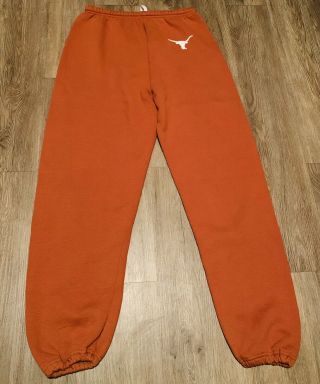 Vintage 90’s Texas Longhorns Ncaa Sweatpants Russell Athletic Orange Size Xl