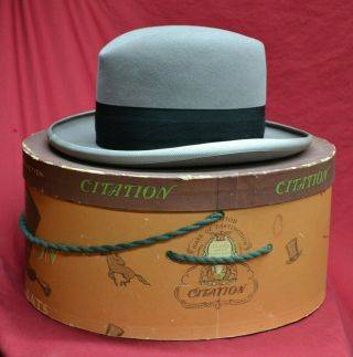 Vintage Citation Airmaster Hat Size 7 1/8 With Box Cond.