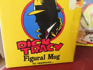 Playmates 1990 Dick Tracy & Applause Dick Tracy Figural Mug - IN PACKAGE 3