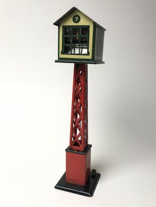 Vintage Marx Pressed Steel Radio Train Control 11 3/4” Tall Very Good Condtion