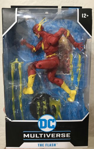 Mcfarlane Toys Dc Multiverse The Flash Rebirth Action Figure In Hand