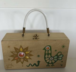 Vintage The Box Bag By Enid Collins Of Texas Early Birds Purse