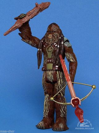 Star Wars Rots Loose Very Rare Wookiee Tarfful With Firing Bowcaster Mnt.  C - 10,