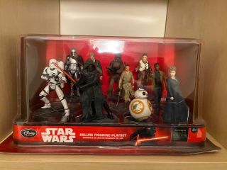 Disney Store Star Wars: The Force Awakens 10 Deluxe Figurine Set