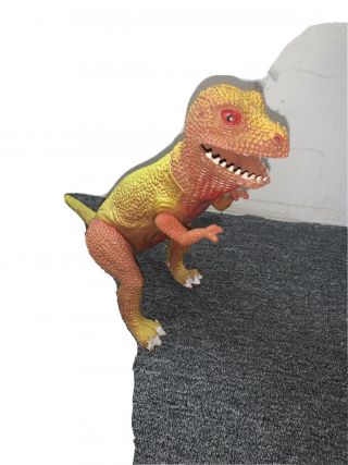 Vtg Dor Mei Tyrannosaurus Rex T - Rex 11” Dinosaur Figure Toy Vintage 1986 80s