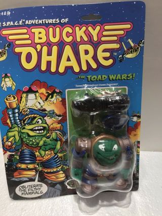 Vintage 1990 Toad Air Marshall Action Figure Adventures Of Bucky O 