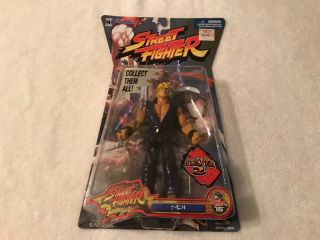 Jazwares Street Fighter 15th Anniversary Ken 6” Figure - Player 2 Blue Outfit