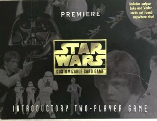 Vintage: 1995 Star Wars Premiere Customizable Card Game Set No.  40360 Complete