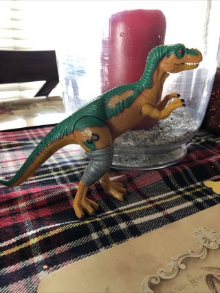 Jurassic Park Dinosaurs 1999 Walmart Exclusive Young T - Rex Dinosaur Hurt Leg