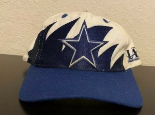 Vintage 90’s Nfl Dallas Cowboys Shark Tooth Logo Athletic Snapback Hat