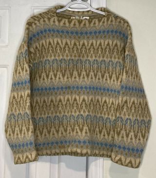 Hans Heitsch Iceland Women’s Medium (42) 100 Pure Wool Sweater Made In Sweden