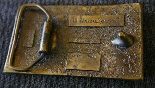 Vintage Union Special Since 1881 Belt Buckle Sewing Heads Machine ltd edition 2