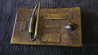 Vintage Union Special Since 1881 Belt Buckle Sewing Heads Machine ltd edition 3