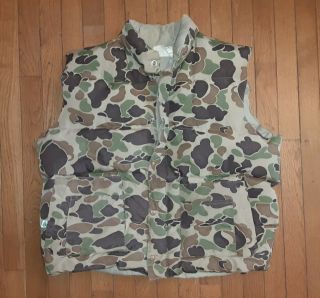 Woods - Goose Brand Down Insulated Camo Puffer Vest Xl - Vintage 80s Canada